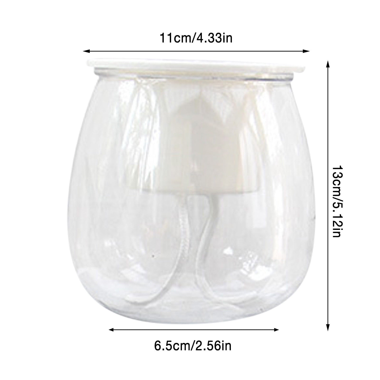 1Pc Hydroponic Flower Pot Clearance! Nomeni Self Watering Planter Violet Pots Clear Plastic Automatic Watering Planter Flower Pot Pot for All House Plants, Garden Decor Promotion Sale!