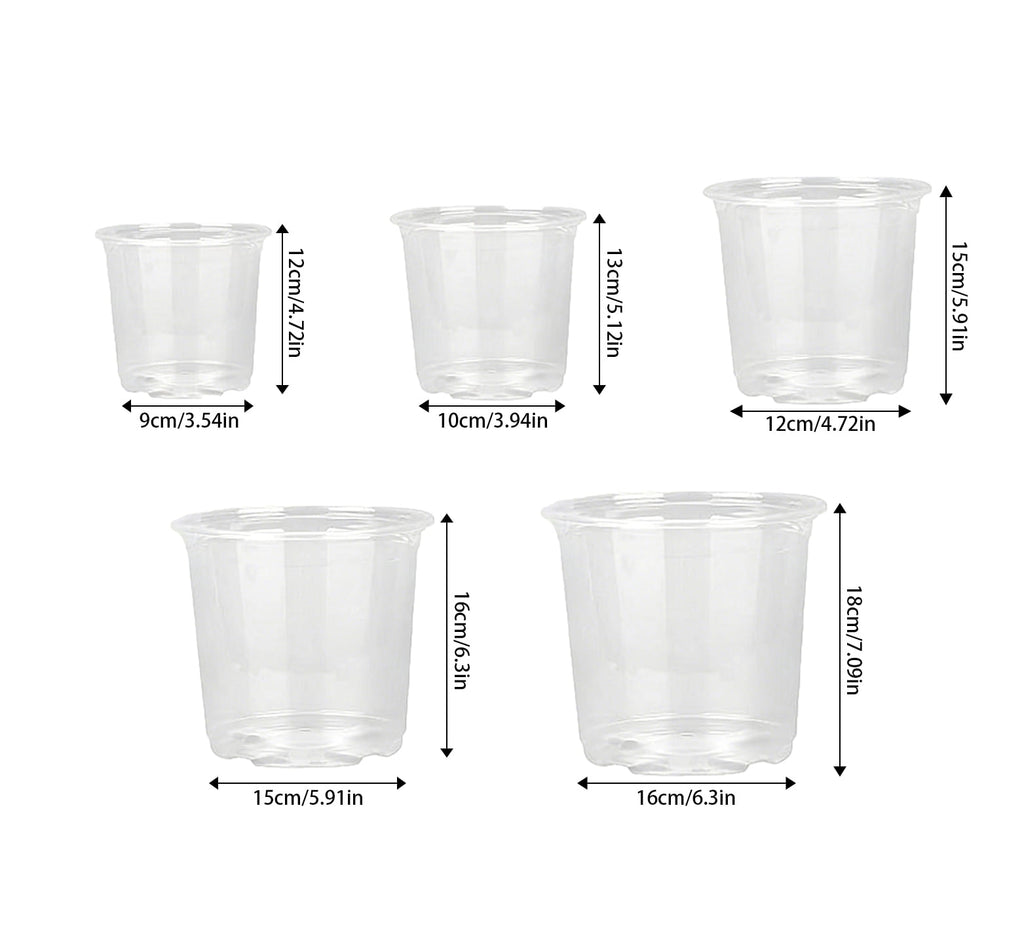 25* Self-Watering Planters, 3/4/5/6/7 Inch Sizes (5 Each), Plant Pots For Indoor Outdoor Gardening, Automatic Water Absorption Containers For Flowers Succulents Herbs