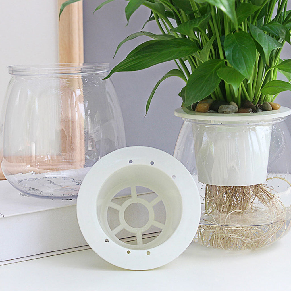 Clearance! Flower Pots under$5 Self Watering Planter Violet Pots Clear Plastic Automatic Watering Planter Flower Pot Pot for All House Plants