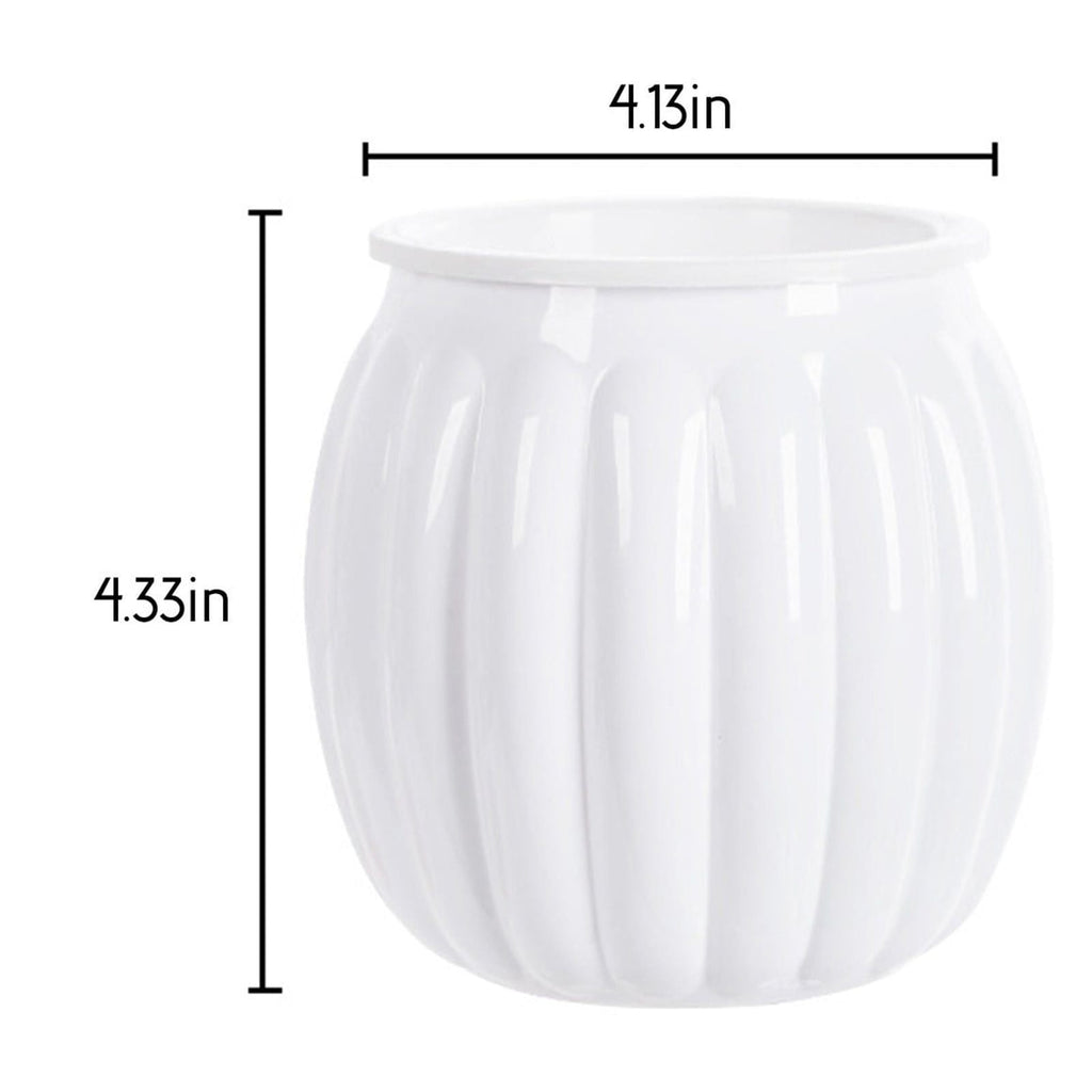 FASIAOU Self Watering Planter , African Violet Pots, Clear Plastic Automatic-Watering Planter Flower Pot Square Plant Pot for All House Plants, Succulents, Herb, African Violets (1 Pcs )Clear