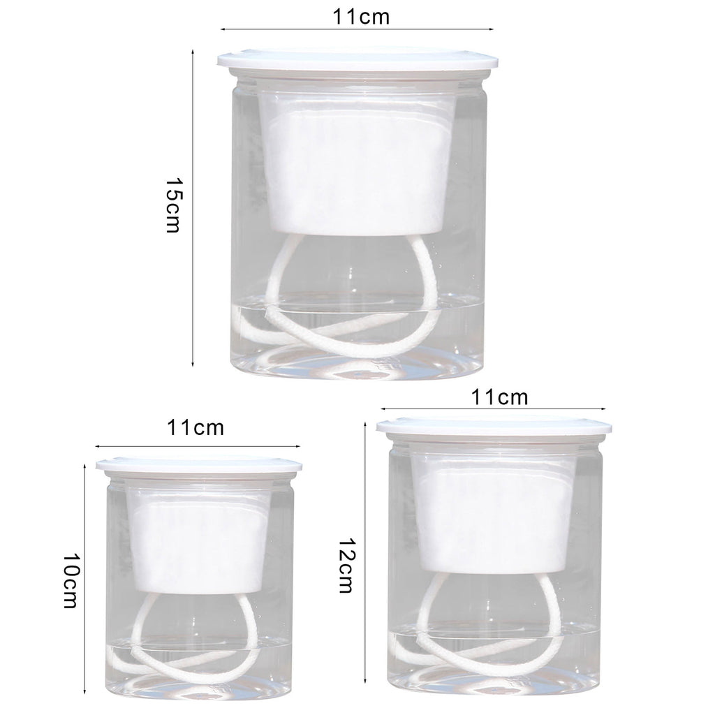 2PCS Self Watering Planter, African Violet Pots with Wick Rope